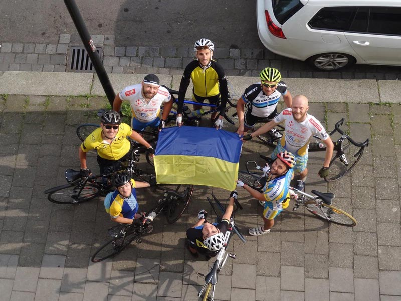 Ukrainian cyclists will bike 6,200 miles for peace in the USA and Canada