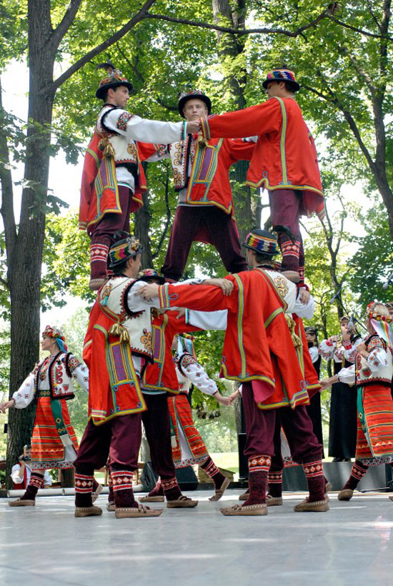 Zoriany, the Ukrainian Dance, Music and Song Ensemble, performs at the 21st Annual Ukrainian Folk Festival at the Ukrainian American Sport Center in Horsham Sunday afternoon.